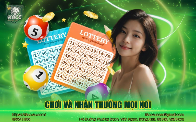 Chơi và nhận thưởng mọi nơi