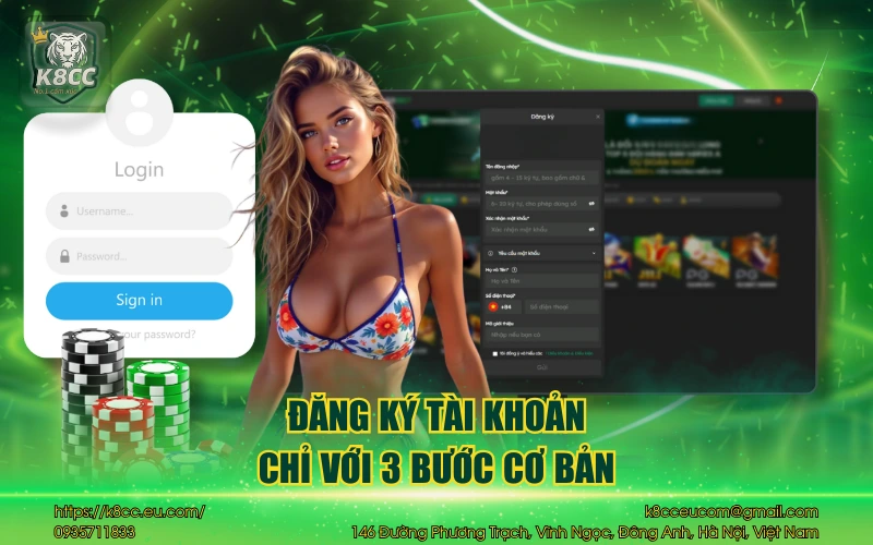 Đăng ký tài khoản chỉ với 3 bước cơ bản